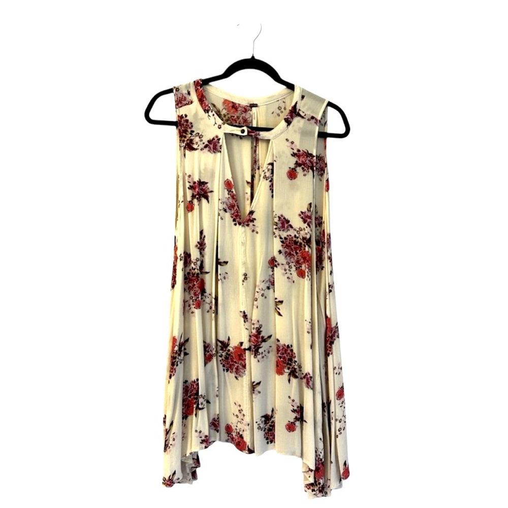 Free People floral tunic top/dress